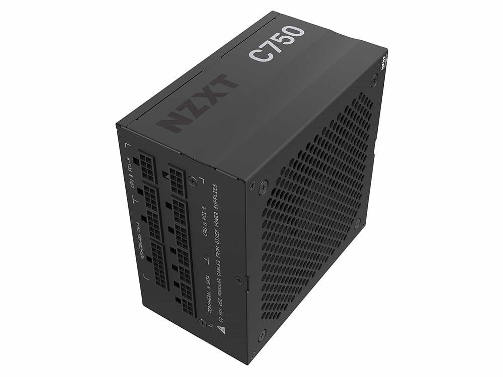 NZXT C750 750W 電源ユニット 80 PLUS BRONZE NZXT | 750W Bronze (2023) Power Supply | Non-Modular